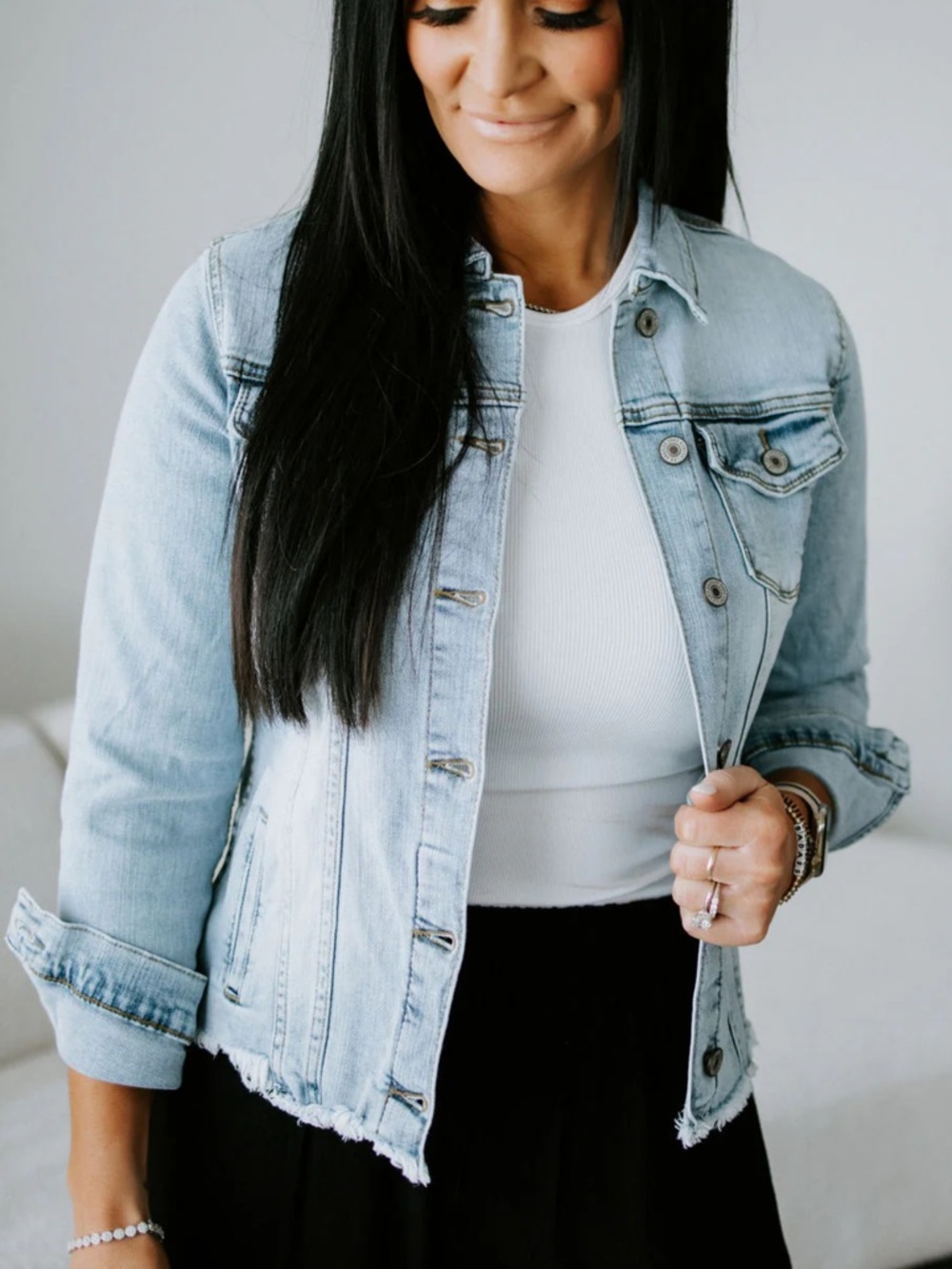 Stretchy Denim Jacket